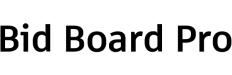 Bid Board Pro – black Bid Board Pro - black